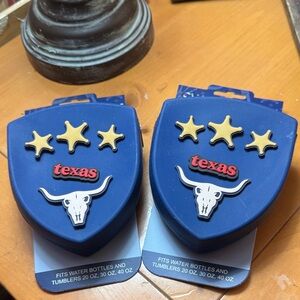 Set of 2 SWC Blue Water Bottle Pouch Carrier